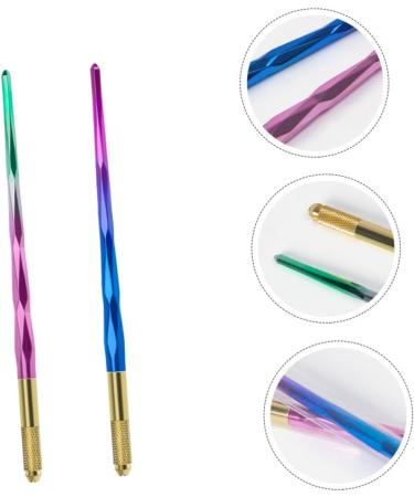 MAGICLULU 2pcs Colorful Embroidery Pen Eyebrow Pen Tattoos Mist Pen Embroidered Tattoos Tool Pen - Buy Online on GoSupps.com