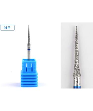 01# Tungsten Steel Alloy Nail File Bit Manicure Nail Drill Bits Manicure Pedicure Remove Gel Safety Bits Polishing Grinding Head Tools - Buy Online on GoSupps.com