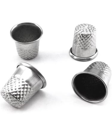 Honbay 50pcs Silver Sewing Quilting Metal Thimbles - DIY Craft Finger Protector Set - Buy Online on GoSupps.com
