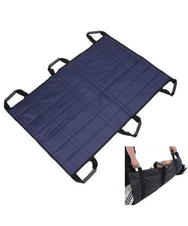 Positioning Pad with 6 Reinforced Handles 43" X 27" Multipurpose Transfer Sheet Patient Lift Aid Mobility Standing Safely Move from Bed Wheelchair Assistance Products