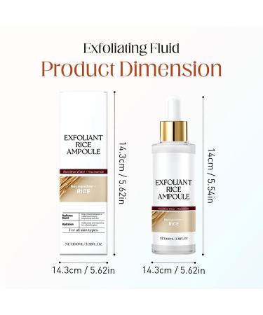 Black and White Rice Peeling Ampoule 2025 New Rice Ampoule Duo Face and Body Black and White Rice Exfoliant Peeling Solution Moisturizing Nourishing for All Skin Types (Black+White 3.38 Fl Oz) Black+White 3.38 Fl Oz (Pac  - Buy Online on GoSupps.com