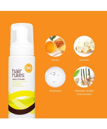 Buy Hair Rules Wavy Mousse - International Shipping | Perfect Waves & Volume - Buy Online on GoSupps.com
