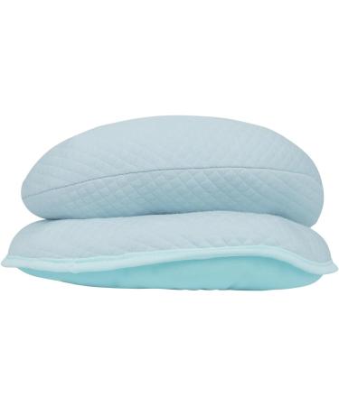 Infant Travel Cushion Pillow - Sky Blue Neck Support for Car Seat, Stroller & Toddler Comfort - Buy Online on GoSupps.com