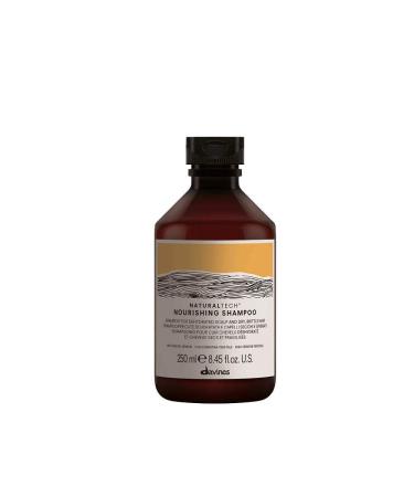 Davines Naturaltech NOURISHING Shampoo  Gentle Cleansing Action For Dehydrated Scalps And Dry  Brittle Hair  8.45 fl. oz.