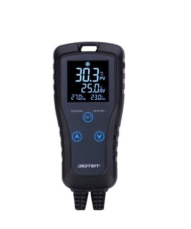 Digital Temperature Controller Pre-Wired 2-Stage Outlet Thermostat Heating & Cooling Mode for Fermentation Seed Germination Reptiles and Brewing Breeding Incubation Greenhouse - Buy Online on GoSupps.com