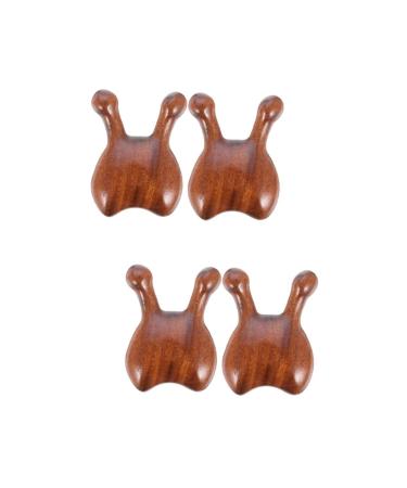 FOMIYES Lot De 2 Outils De Massage Du Nez En Bois Grattoir Pour Le Visage Points Dacupuncture Yeux Et Nez 2 Pi ces X 2 5.70X4.00X1.80CMx2pcs Comme Indiqu x2pcs