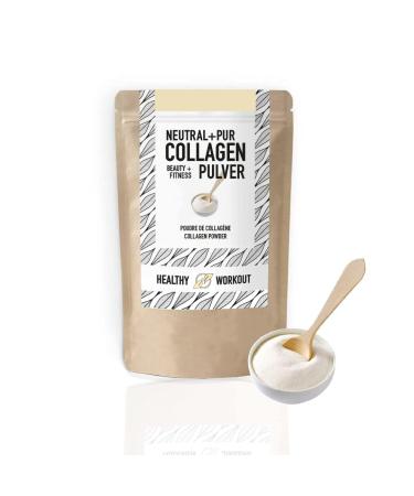 Collagen Powder - High Bioavailability - Bioactive Collagen Hydrolysate - Type 1-3 Peptides - Perfect Solubility - Neutral Taste - Healthy Workout