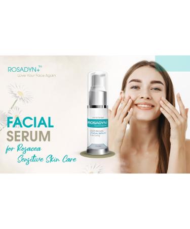 Premium Rosacea Treatment Face Serum | Vitamin C Hyaluronic Acid & Retinol - 1oz - Soothing & Anti-Aging - Buy Online on GoSupps.com