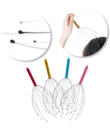 Healeved 12 STK Octopus Head Massager | Deep Scalp Massage Tool for Hair Stimulation & Soothing Relief | Perfect for Office Use - Buy Online on GoSupps.com
