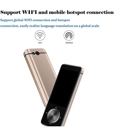 M9 Instant Voice Translator Portable Language in Real-time Smart Translator Supports 12 Offline Languages (Color : Gold) Hello Yearn for (Grey) - Buy Online on GoSupps.com