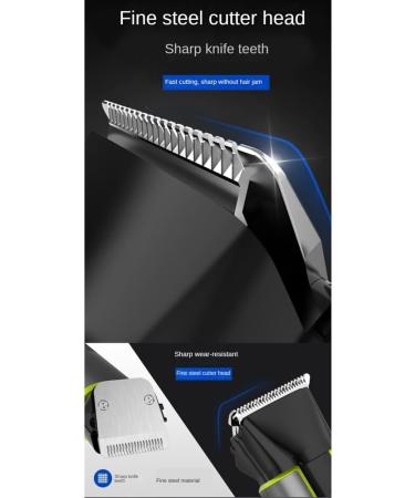 Qtynudy Cordless Rechargeable Hair Clipper & Trimmer Beard Trimmer for Men Adjustable Beard Trimmer with 4 Limit Combs Easy Install - Buy Online on GoSupps.com