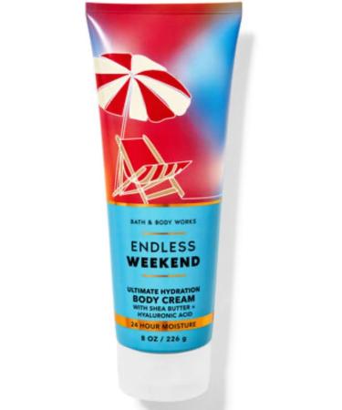 White Barn Bath & Body Works 3 Piece Bundle - Full Size Spray Body Cream & Shower Gel - Hello Gorgeous Endless Weekend - Buy Online on GoSupps.com