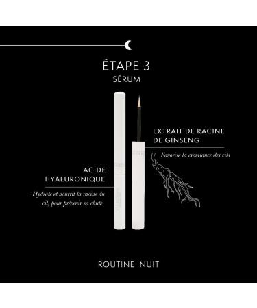  T. LeClerc T.LeClerc Active Eyelash Growth Serum - Boost and Stimulate Eyelash Growth - Application on Eyelashes and Eyebrows - Day and Night - Vegan Care - Natural Active - Hyaluraunic Acid - Colourless - Buy Online on GoSupps.com