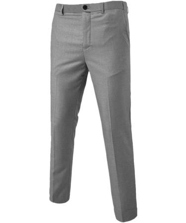 Ronony Men's Sakkos Suit Set - Elegant Slim Fit 3-Piece Blazer Vest & Pants - Perfect for Weddings & Performances - Oversize Gray Coat in Large Sizes (3XL) - Buy Online on GoSupps.com