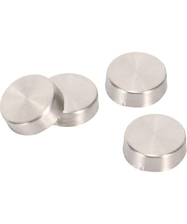 KVSERT 16 mm Stainless Steel Mirror Screw Cap (48 Pieces) - Buy Online on GoSupps.com