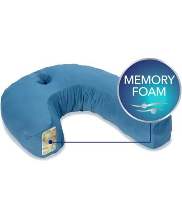Dr. Cole Memory Foam Side Sleeper Pro Pillow - Contour Body Support for Neck, Shoulder, and Back Pain Relief - Buy Online on GoSupps.com