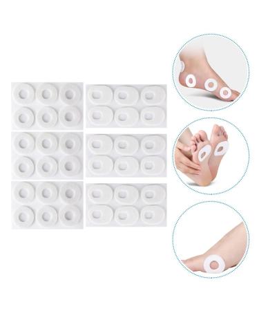 FOMIYES 6Pcs Corn Cushions & Callus Removers - Self-Adhesive Treatment Pads for Foot Care - Toe Protectors to Reduce Pain (White) - Buy Online on GoSupps.com