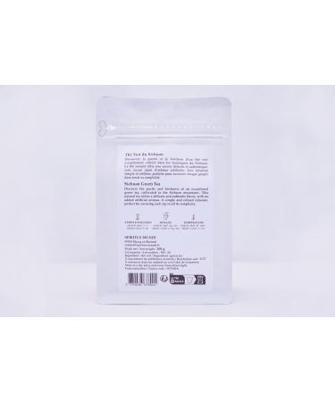 Spiritus Mundi Green tea from the mountains of Sichuan without added flavors whole leaves artisan harvest soft and natural taste 100 g - Buy Online on GoSupps.com