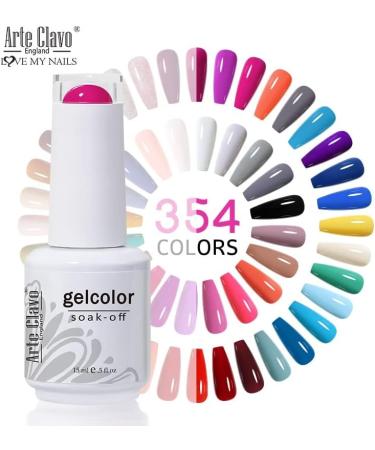 ArteClavo Soak Off UV LED Gel Nail Polish Hybrid Varnish 99Colors Nail Art Charm Manicure Semi-Permanent Base Top Coat Nails Gel - (Color: 1412) - Buy Online on GoSupps.com