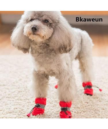 AblePet Small Dog Cat Boots - Anti-Slip Booties with Adjustable Strap, Reflective Strip - Premium Paw Protector (4Pcs, Black) - Buy Online on GoSupps.com