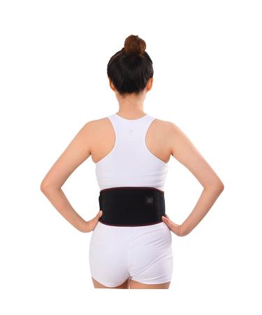 Thermal Heated Therapy Lumbar Support Belt - Self-Heating Back Brace for Pain Relief | Gauss Magnets | Comfort for Men & Women - Buy Online on GoSupps.com