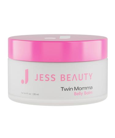 JESS BEAUTY | Twin Momma Belly Balm Lotion Coconut Oil & Avocado Oil | Skin Care Maternity Postpartum Essentials 4.4 fl oz