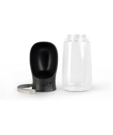 Lionto 500ml Portable Leak-Proof Water Bottle for Dogs - On-the-Go Black Dog Drinking Dispenser - Buy Online on GoSupps.com