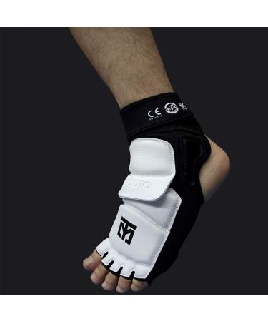 MOOTO Korea Taekwondo S2 Extera Foot Protector Guard - KTA Approved for MMA, Kickboxing, Karate - XS Size - Buy Online on GoSupps.com