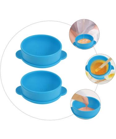 FOMIYES 8 STK Silicone Mixing Bowls - Foldable & High-Temperature Resistant - Collapsible Beauty Tools & Cookware - Blue - 13.2x11cm - Buy Online on GoSupps.com