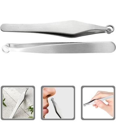 Frcolor Stainless Steel Nasal Hair Clip & Eyelash Tweezers Set - Precision Grooming Tools for Men & Women - Buy Online on GoSupps.com