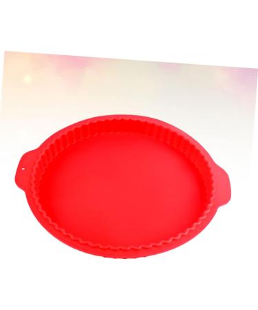 Zerodeko 1pc Muffin Top Pans for Baking Reusable Silicone Baking Cups Cookie Molds Candy Molds Non Stick Silicone Mold Fondant Mold Hand Mold Circle Cookie Cutters Gummy Mold Cake Chocolate 31 X28.5CM Red - Buy Online on GoSupps.com