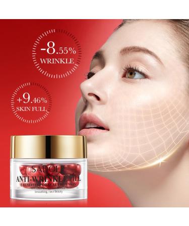 Anti-Wrinkle Pill Serum & Essential Oil - Firming Lifting Anti-Aging Capsules for Delicate Skin | Shop Internationally - Buy Online on GoSupps.com