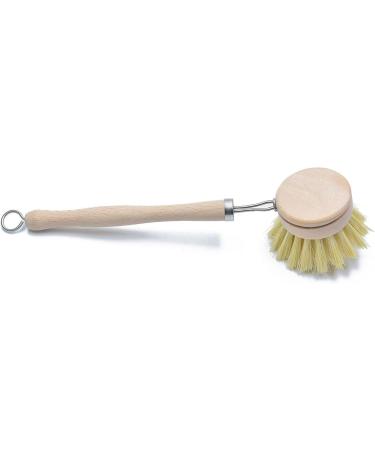 Wooden Pots Washing Brush with Long Handle Kitchen Dishes Cast Iron Pots Pans Scrubber Cleaning Tool Household Accessory Cleaning Brush - Buy Online on GoSupps.com