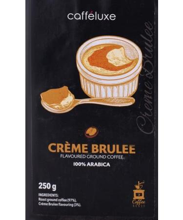Caffeluxe Medium Roast Flavoured Ground Coffee Beans 100% Arabica Filter Coffee - Irish Cream Caramel Toffee & Cr me Br l e - 3x 250g - Buy Online on GoSupps.com