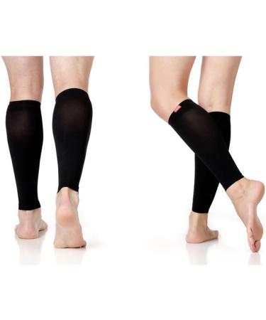 VIM & VIGR Unisex 15-20 mmHg Nylon Compression Sleeves - Solid (Medium/Large) | Enhance Comfort & Boost Circulation | International Shipping Available - Buy Online on GoSupps.com