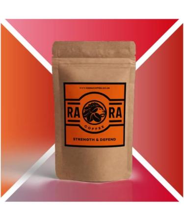 RARA Strength & Defend Mushroom Coffee - 200g - Full Roast Instant Arabica Coffee with Cordyceps Mushroom extract - Buy Online on GoSupps.com