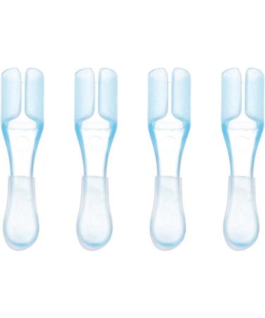 Silicone Ear Cleaner Replacement Tips - 4Pcs for Teens & Adults | Family Ear Care - Style 2 | 4.4X1.5X1.5CM - Buy Online on GoSupps.com