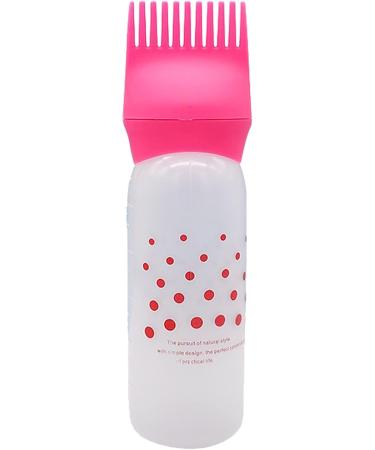 Shenrongtong Scalp Applicator Comb | Bottle Applicator Brush Hair Oiling Applicator Bottle Hair Dye Brush Bottle Lightweight Oil Bottle Applicator Brush for Hair Dyeing Scalp Red - Buy Online on GoSupps.com
