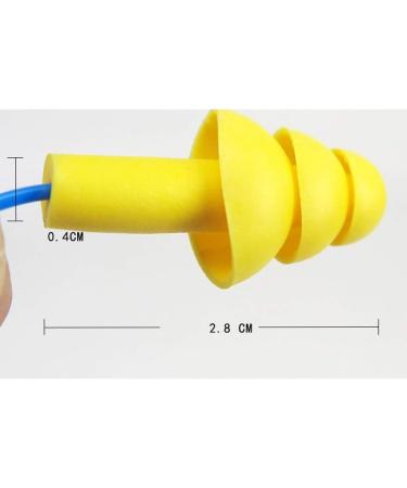 Buy Comfortable Hearing Protection Earplugs for Dormitory & Sleeping - 100 Pairs Anti-Noise Washable Perfect for Men & Women - Buy Online on GoSupps.com