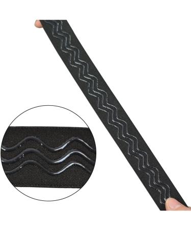 Elastic Band Non-Slip Wavy Silicone Grip for Wig Making - 6 Yard, 1 Inch - Buy Online on GoSupps.com