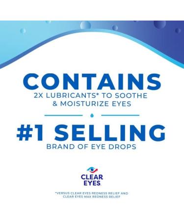 Clear Eyes Triple Action Relief Eye Drops - 0.50 oz (Pack of 6) | Fast International Shipping - Buy Online on GoSupps.com