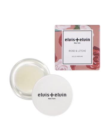 elvis+elvin solid perfume natural fragrance for women and man (Rose & Litchi)