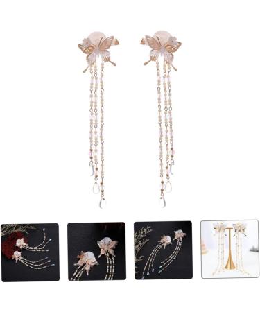 Ipetboom 1 Pair Butterfly Tassel Hair Clip Branch Hair Clip Hair Jewels for Women Accesorios Para Mujer Hair Styling Jewelry Tassel Headdress Kids Hair Accessories China Alloy Girl Vintage - Buy Online on GoSupps.com