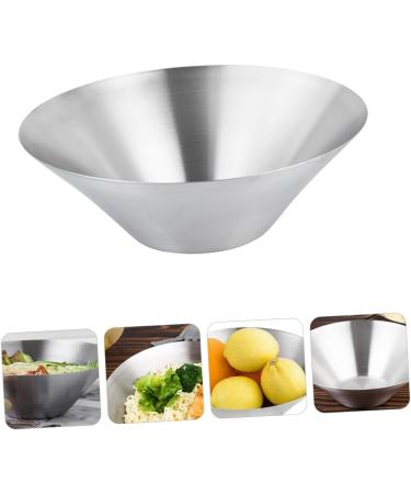 Zerodeko 3 Pcs Stainless Steel Hat Bowl Stainless Steel Ramen Bowl Large Metal Mixing Bowl Japanese Bowl Japanese Ramen Bowl Salad Mixing Bowl Party Bowl Food Single Layer Hat Bowl Silverx3pcs 22.5X8.3X7.5CMx3pcs - Buy Online on GoSupps.com
