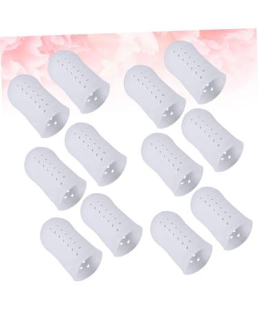 6 Pairs Silicone Gel High Heel Protectors & Toe Tubes - White - BESPORTBLE - Buy Online on GoSupps.com