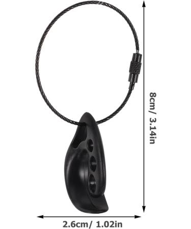 BESPORTBLE Flying Disc Clips - 2pcs Portable Outdoor Disc Holders & Clamps for Easy Carrying - Black - Buy Online on GoSupps.com