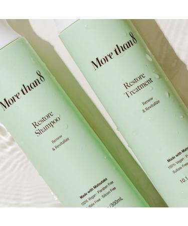 Restore Treatment Conditioner - 100% Vegan Paraben-Free Sulfate-Free - Revitalize & Renew (300ml) | International Shipping Available - Buy Online on GoSupps.com