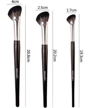 Makeup Brushes 1Pc Sculpting Brush Professional Soft Synthetic Hair Angled Face Contour Brush Highlight Bronzer Sculpting Brushes for Women - Buy Online on GoSupps.com