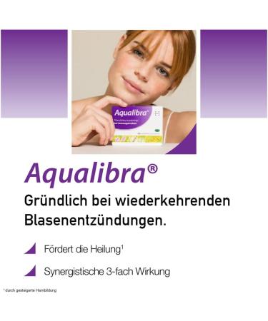 Aqualibra 60 Film-Coated Tablets for Cystitis & Urinary Tract Infection | Herbal Antibiotic Alternative | 12+ Years | Fast International Shipping - Buy Online on GoSupps.com
