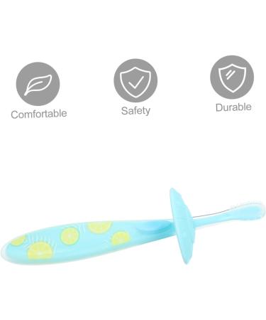 PartyKindom 3 Piece Baby Toothbrush Set - Soft Fur Food Grade Silicone | International Shipping - Buy Online on GoSupps.com